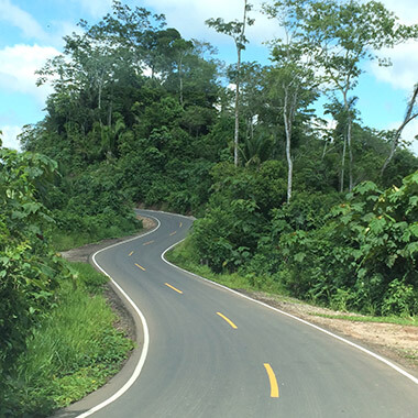 Paved road